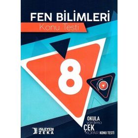 İşleyen Zeka Yayınları 8. Sınıf Fen Bilimleri Konu Anlatımlı