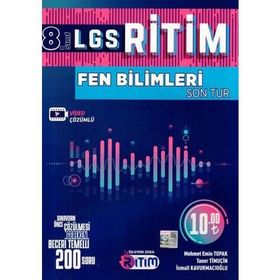 İşleyen Zeka Yayınları 8. Sınıf LGS 1. Dönem Fen Bilimleri Ritim Son Tur