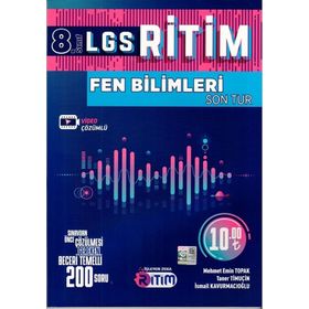 İşleyen Zeka Yayınları 8. Sınıf LGS 1. Dönem Fen Bilimleri Ritim Son Tur