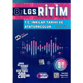 İşleyen Zeka Yayınları 8. Sınıf LGS 1. Dönem T.C. İnkılap Tarihi Ve Atatürkçülük Ritim Son Tur