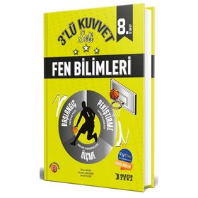İşleyen Zeka Yayınları 8. Sınıf LGS Fen Bilimleri 3'lü Kuvvet Serisi Seti