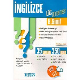 ​İşleyen Zeka Yayınları 8. Sınıf LGS İngilizce Denemeleri