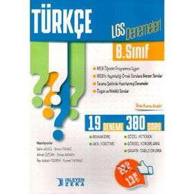 İşleyen Zeka Yayınları 8. Sınıf LGS Türkçe Denemeleri