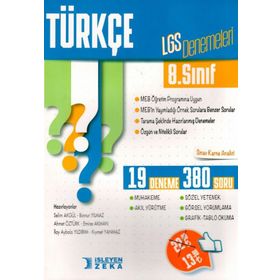 İşleyen Zeka Yayınları 8. Sınıf LGS Türkçe Denemeleri