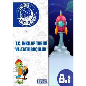 İşleyen Zeka Yayınları 8. Sınıf T. C. İnkılap Tarihi ve Atatürkçülük Soru Bankası Galaksi Serisi