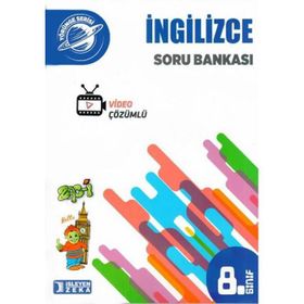 İşleyen Zeka Yayınları 8. Sınıf Yörünge Serisi İngilizce Soru Bankası