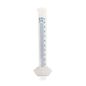 İsolab 100 ml Mavi Skala Plastik Mezür