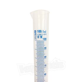 İsolab 100 ml Mavi Skala Plastik Mezür
