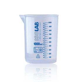İsolab 1000 ml Beher Mavi Skala Ölçü Kabı