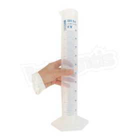 İsolab 500 ml Mavi Skala Plastik Mezür