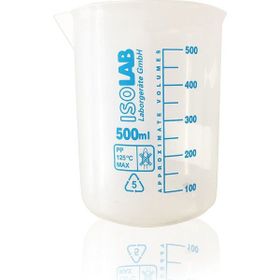 İsolab Beher Mavi Skala 500 ml Ölçü Kabı