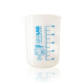 İsolab Beher Mavi Skala 500 ml Ölçü Kabı