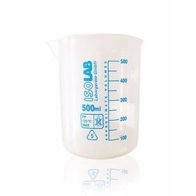 İsolab Beher Mavi Skala 500 ml Ölçü Kabı