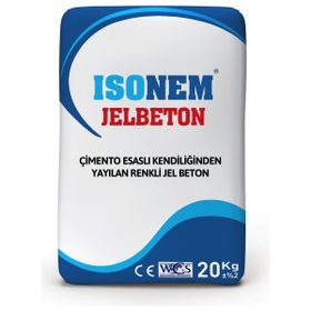 Isonem 20 kg Çimento Esaslı Kendiliğinden Yayılan Renkli JelBeton