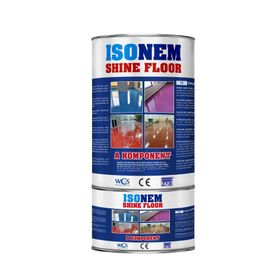 Isonem Beyaz 4.5 kg Shine Floor Parlak Zemin Kaplaması Set