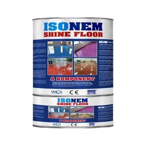 Isonem Beyaz 4.5 kg Shine Floor Parlak Zemin Kaplaması Set