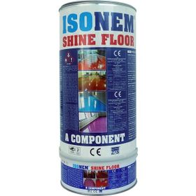 Isonem Kırmızı 4.5 kg Shine Floor Parlak Zemin Kaplaması Set