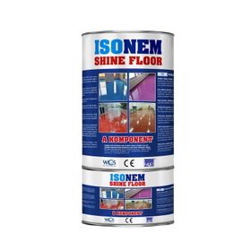 Isonem Kırmızı 4.5 kg Shine Floor Parlak Zemin Kaplaması Set