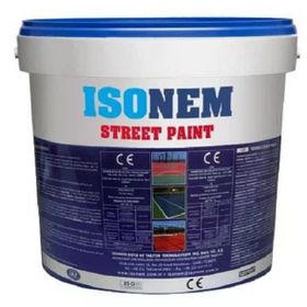 Isonem Street Paint 10 kg Beyaz Asfalt ve Beton Zemin Boyası