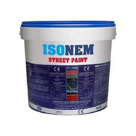 Isonem Street Paint 10 kg Beyaz Asfalt ve Beton Zemin Boyası