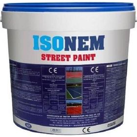 Isonem Street Paint 10 kg Concrete Gray Asfalt ve Beton Zemin Boyası