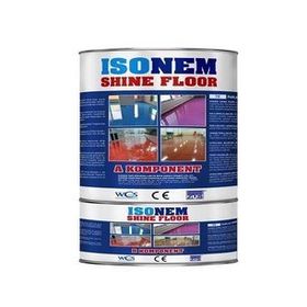 Isonem Yeşil 4.5 kg Shine Floor Parlak Zemin Kaplaması Set