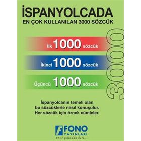 İspanyolcada En Çok Kullanilan 3000 Sözcük - Fono Yayınları