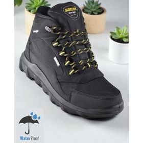 Ispartalılar 7200 Ortopedik Taban Su Geçirmez Siyah Sarı Erkek Outdoor Bot