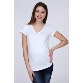 Işşıl 3158 V Yaka Kısa Kol Hamile T-shirt