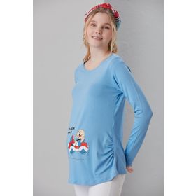 Işşıl 4464 Babasının Oğlu Geliyor Viskon Hamie Esprili T-shirt