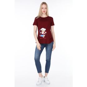 Işşıl 4475 Annesinin Kızı Geliyooor Viskon Hamile Kısa Kol T-shirt