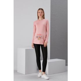 Işşıl 4497 Viskon Babasının Kızı U Kol Hamile T-Shirt