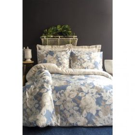Issimo Home Deco Rose Pamuk Saten Çift Kişilik Nevresim Takımı