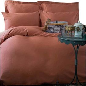 İssimo Home ISSIMO-SMPLY-STN-C-K-N-T-BAKIR Sımply Bakır İssimo Pamuk Saten Çift Kişilik Nevresim Takımı