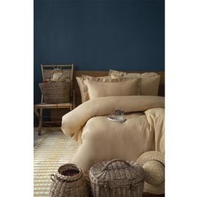 Issimo Home Simply Hardal Çift Kişilik Pamuk Saten Nevresim Takımı