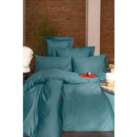 Issimo Ranforce Simply Fitted 200x200 cm Gümüş Mavi Çarşaf