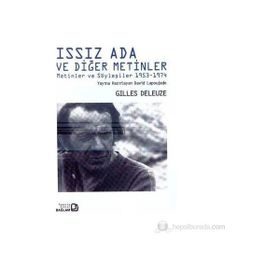 Issız Ada ve Diğer Metinler - Gilles Deleuze