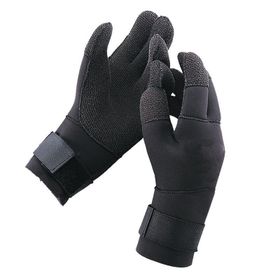Ist Diving Kelvar 5 mm Yarı Kuru Siyah Eldiven
