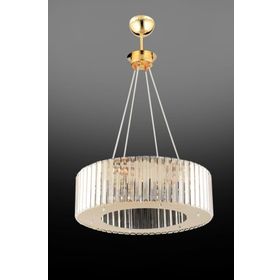 İstanbul Avize Lüx Elmas 45 cm Gold Kristal Taşlı Avize