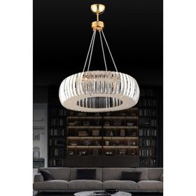 İstanbul Avize Venüs Gold 50 cm Kristal Taşlı Avize