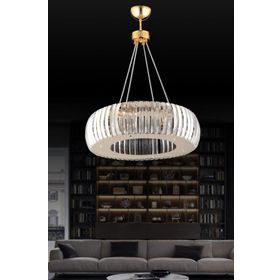 İstanbul Avize Venüs Gold 50 cm Kristal Taşlı Avize