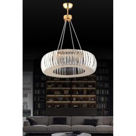 İstanbul Avize Venüs Gold 50 cm Kristal Taşlı Avize