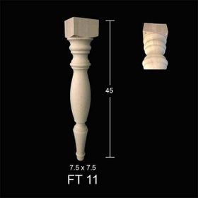 İstanbul Hobi FT11 Ahşap Torna Ayak 45 cm Obje