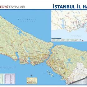 İstanbul İl Duvar Haritası