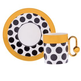 İstanbul Porselen Ece 6 Kişilik 90 ml Kahve Fincan Takımı