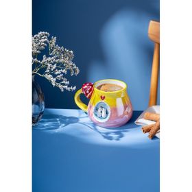 İstanbul Porselen Penguen 400 ml Mavi Kupa