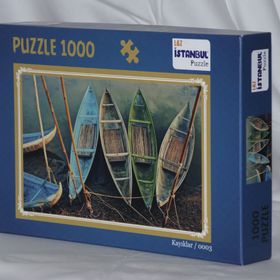 İstanbul Puzzle Kayıklar 1000 Parça Puzzle