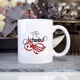 İstanbul Yazılı Kupa Bardak