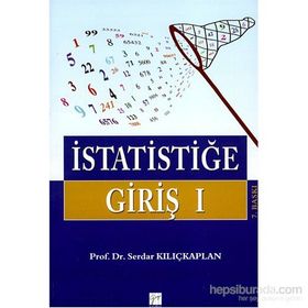 İSTATİSTİĞE GİRİŞ 1 - SERDAR KILIÇKAPLAN