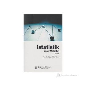 İSTATİSTİK ANALIZ METODLARI - B. A. KÖKSAL